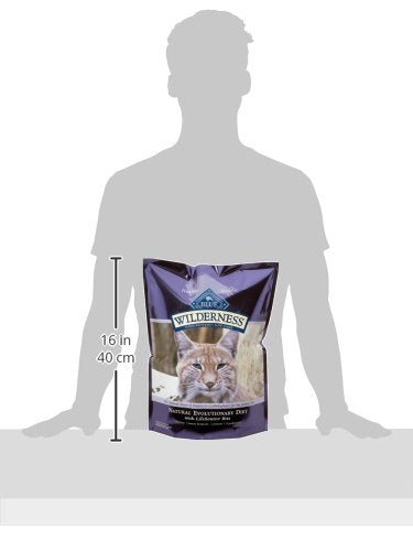 Blue Buffalo Wilderness Natural High Protein, Grain Free Dry Food for Adult Cats, Salmon, 11-lb Bag