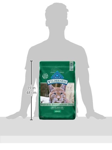 Blue Buffalo Wilderness Natural High Protein, Grain Free Dry Food for Adult Cats, Salmon, 11-lb Bag