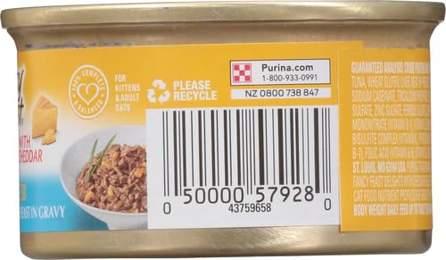 Fancy Feast Poultry and Beef Feast Classic Pate Collection Grain Free Wet Cat Food Variety Pack - (Pack of 30) 3 oz. Cans