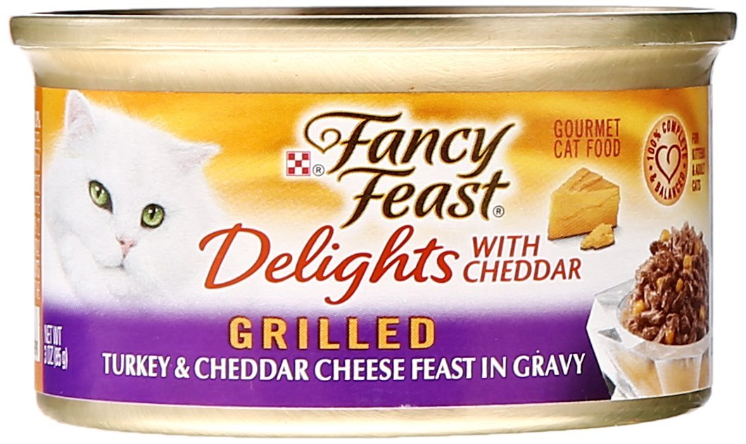 Fancy Feast Poultry and Beef Feast Classic Pate Collection Grain Free Wet Cat Food Variety Pack - (Pack of 30) 3 oz. Cans