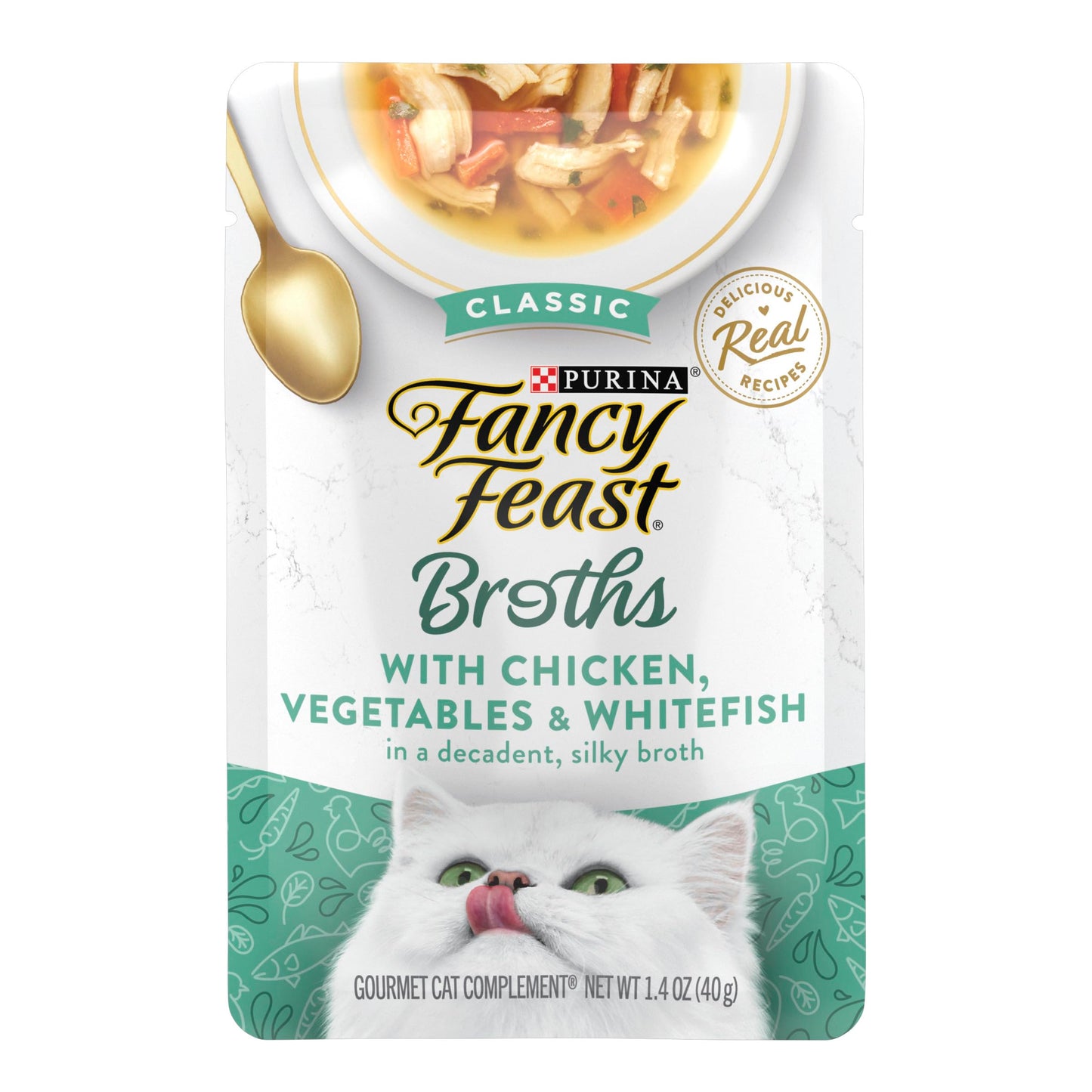 Fancy Feast Poultry and Beef Feast Classic Pate Collection Grain Free Wet Cat Food Variety Pack - (Pack of 30) 3 oz. Cans