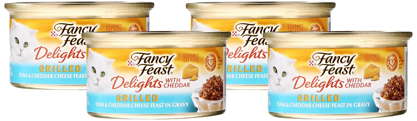 Fancy Feast Poultry and Beef Feast Classic Pate Collection Grain Free Wet Cat Food Variety Pack - (Pack of 30) 3 oz. Cans