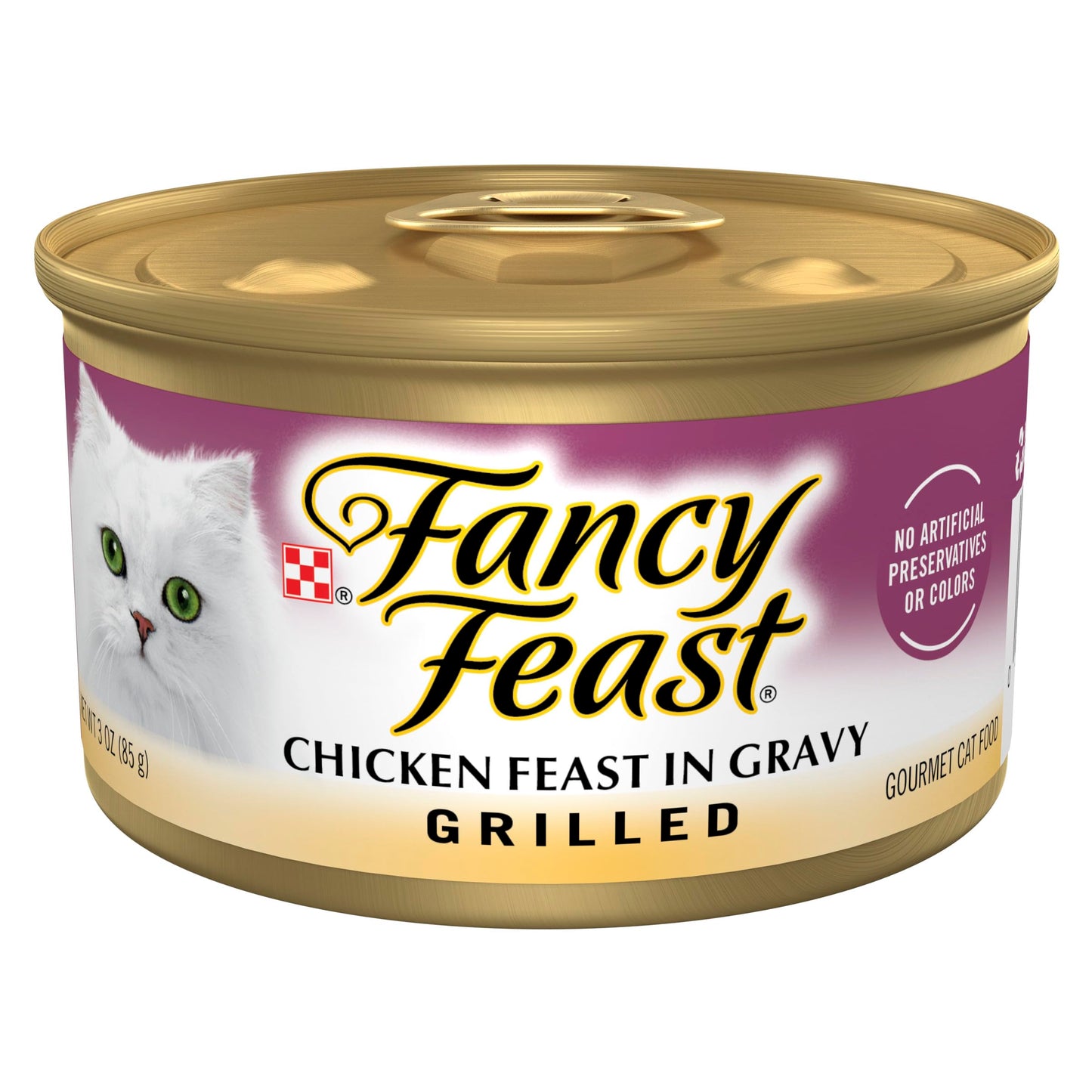 Fancy Feast Poultry and Beef Feast Classic Pate Collection Grain Free Wet Cat Food Variety Pack - (Pack of 30) 3 oz. Cans