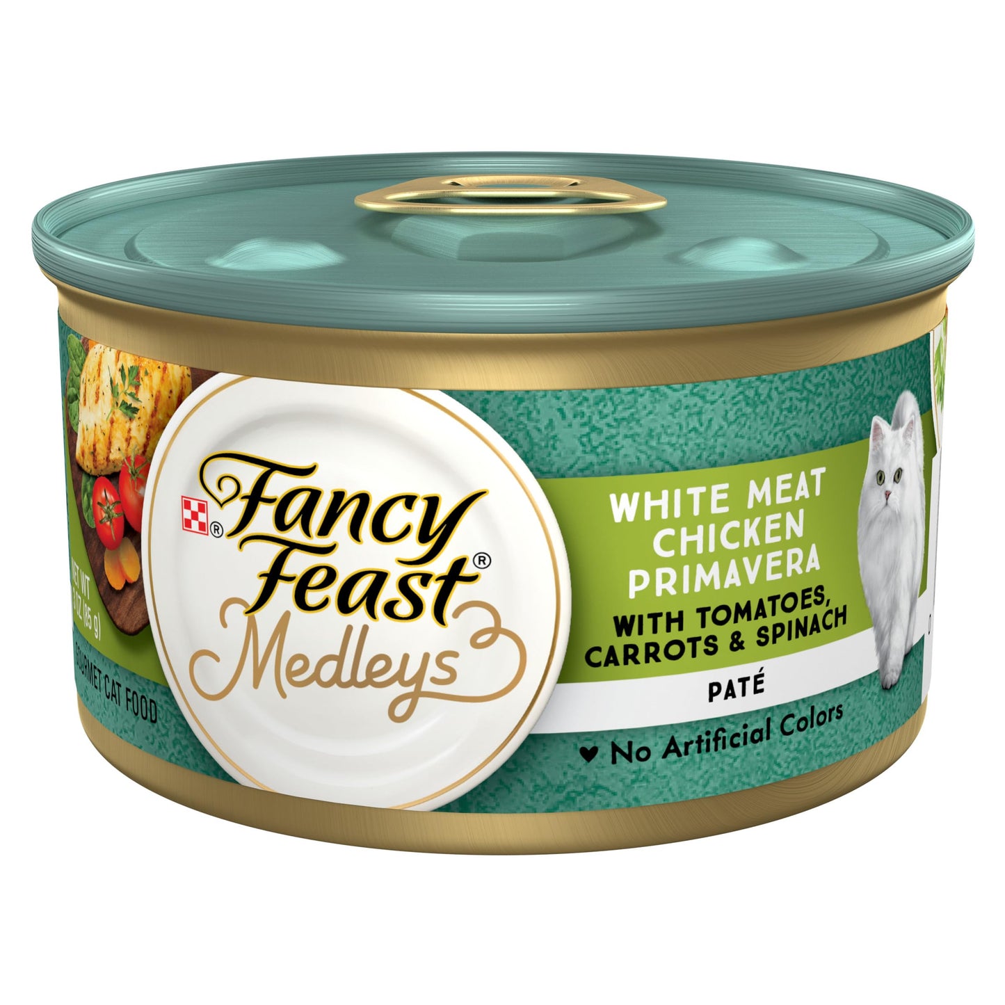 Fancy Feast Poultry and Beef Feast Classic Pate Collection Grain Free Wet Cat Food Variety Pack - (Pack of 30) 3 oz. Cans