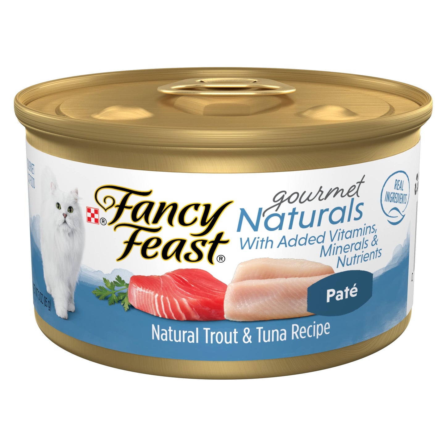 Fancy Feast Poultry and Beef Feast Classic Pate Collection Grain Free Wet Cat Food Variety Pack - (Pack of 30) 3 oz. Cans