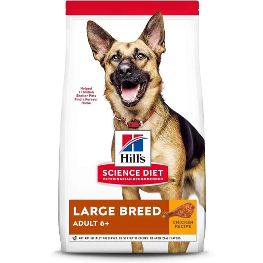 Dry Dog Food Adults 6+ | Chicken, Barley & Rice Recipe (33 lb. Bag) - PET LOVE