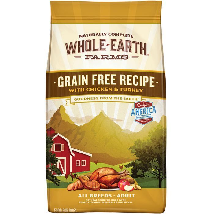 Whole Earth Farm Dog Food| Chicken and Turkey Recipe (25 LB Bag) - PET LOVE