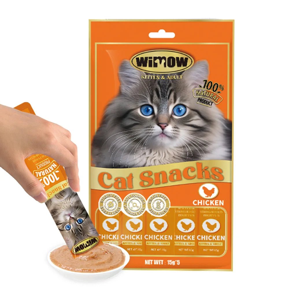 Wimow Cat Snacks Variety Pack - 3 Flavors - PET LOVE