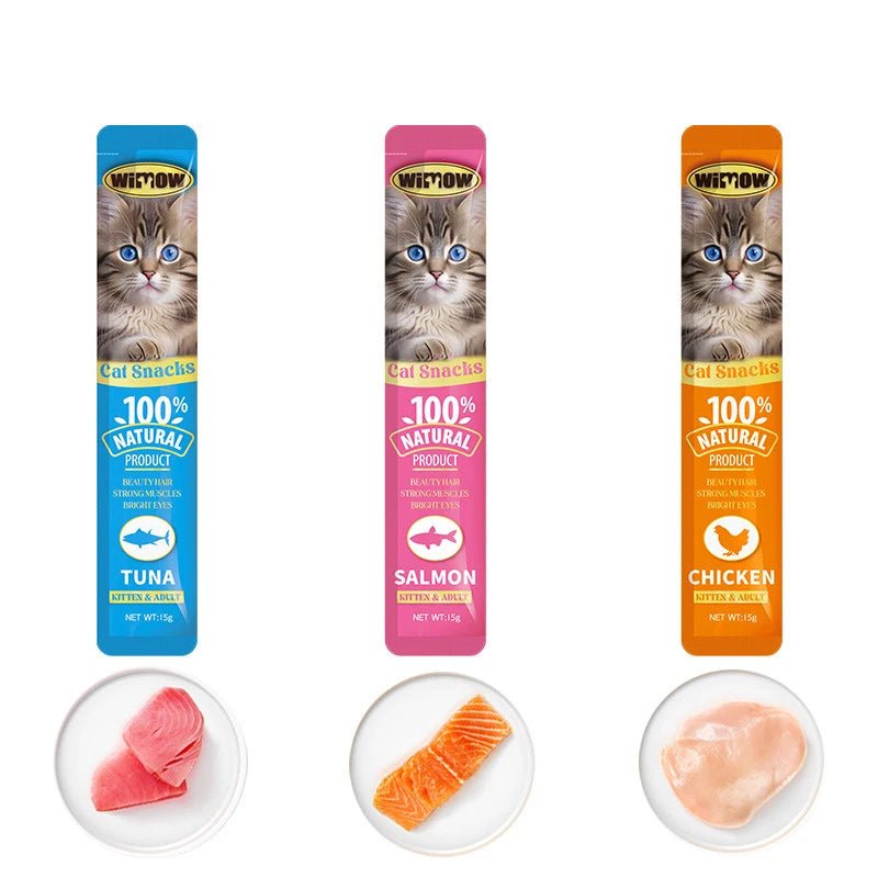 Wimow Cat Snacks Variety Pack - 3 Flavors - PET LOVE